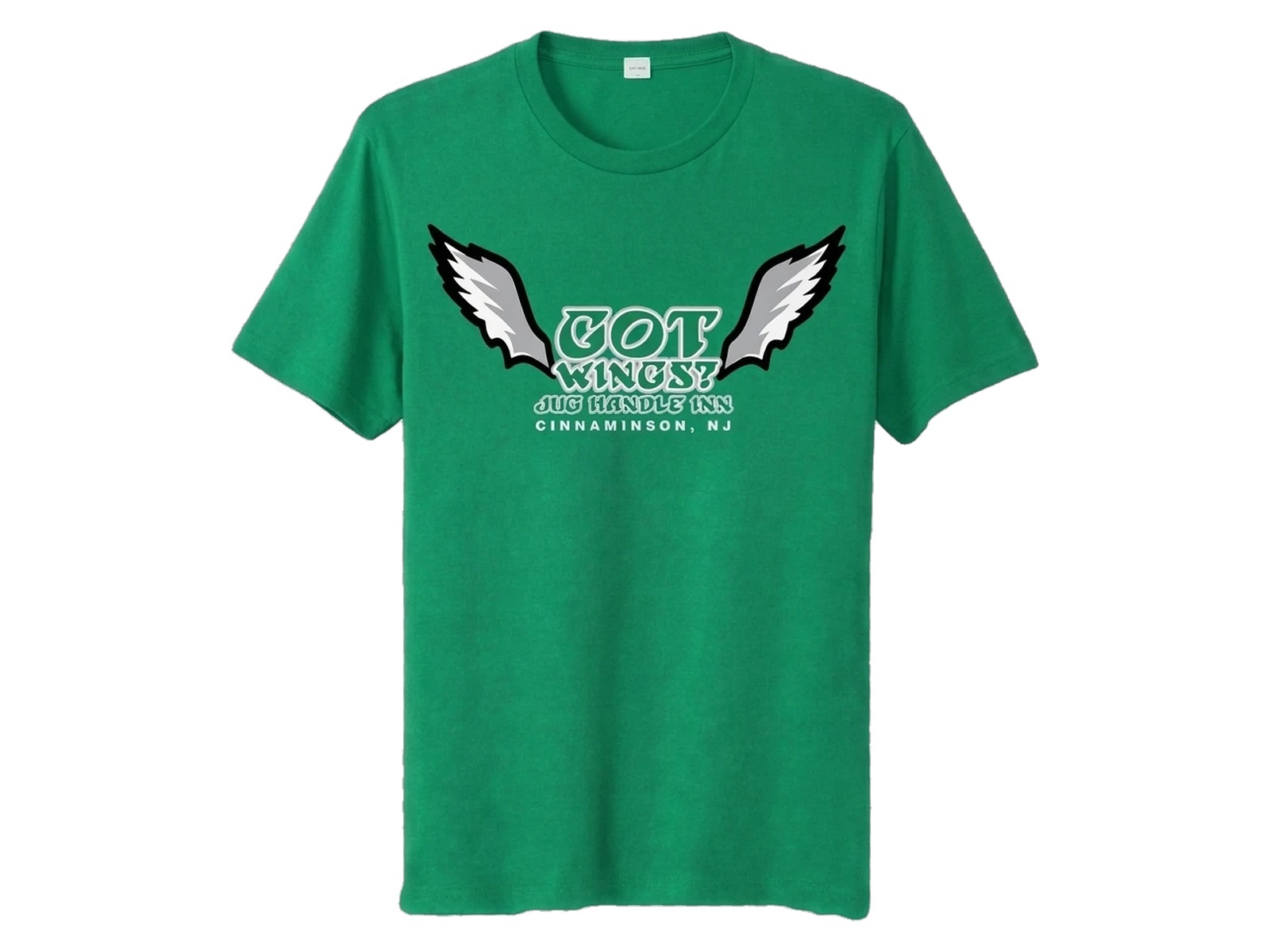The Jug Handle Inn “Got Wings?” green t-shirt